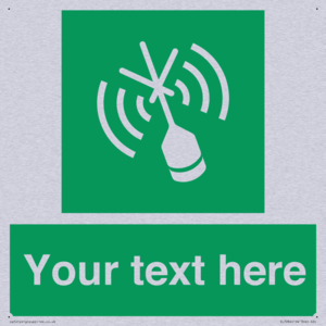 Custom sign safe condition Emergency position beacon